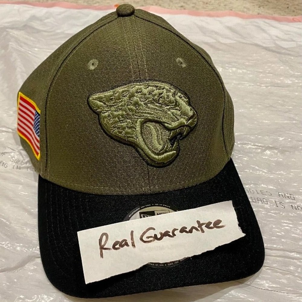 Nwt RARE 2017 Jacksonville Jaguars New Era NFL Salute To Service 39Thirty Hat